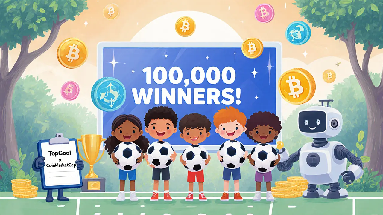 TopGoal x CoinMarketCap Football Festival Airdrop: How to Participate and Win NFTs