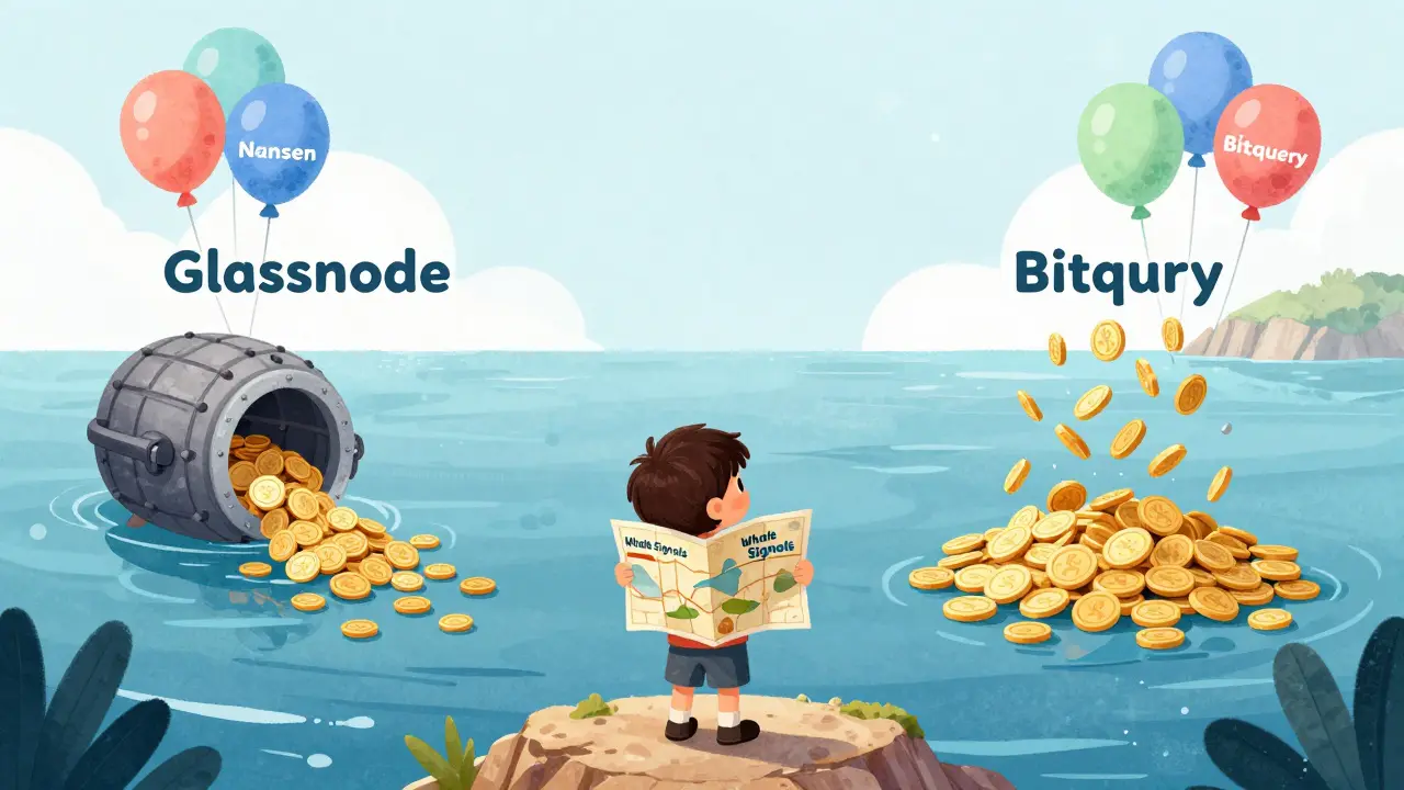 A child holds a map showing crypto coins flowing into a vault on one side and out to an exchange on the other.