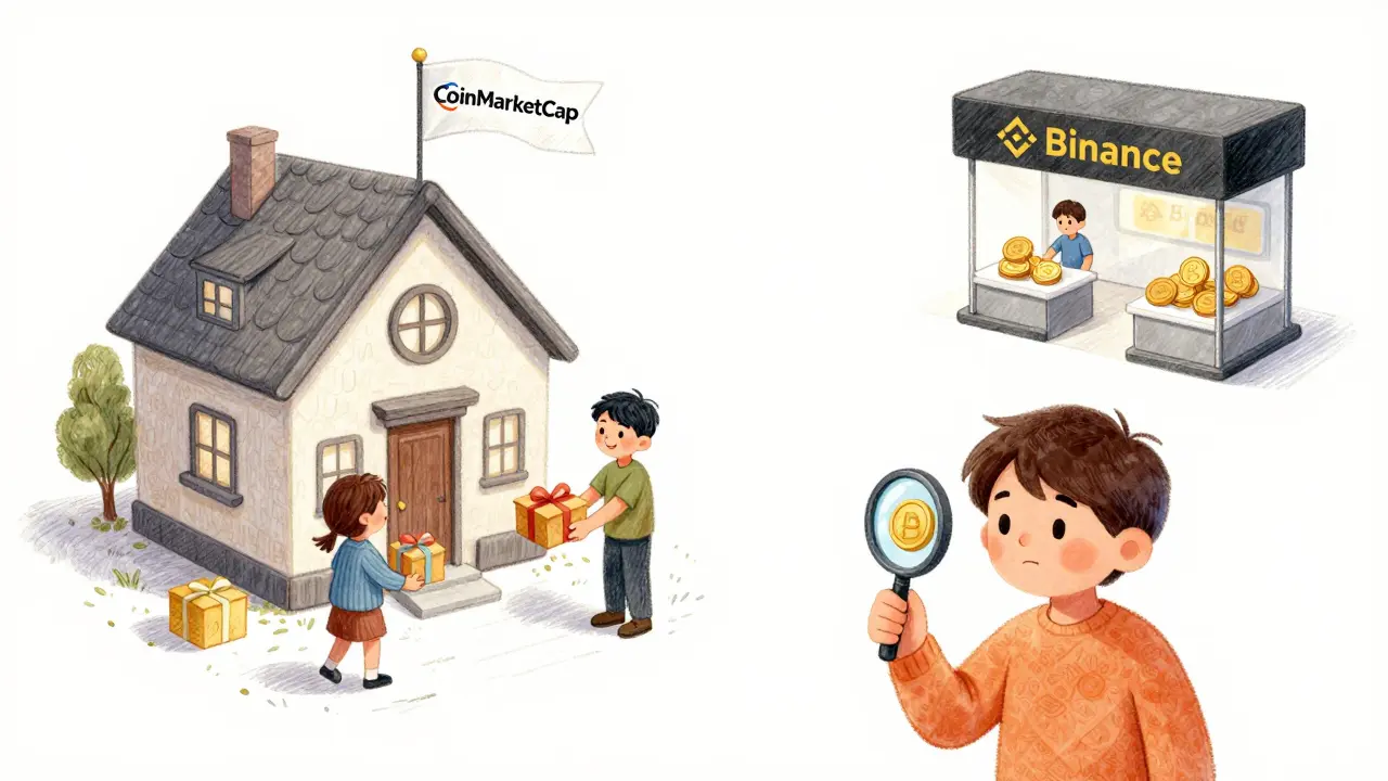 Illustration of safe airdrop distribution from trusted platforms