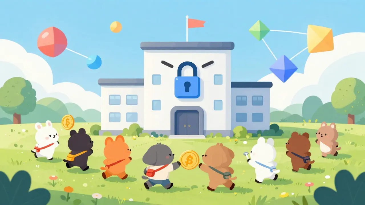 Animals migrating from locked building to open DeFi field