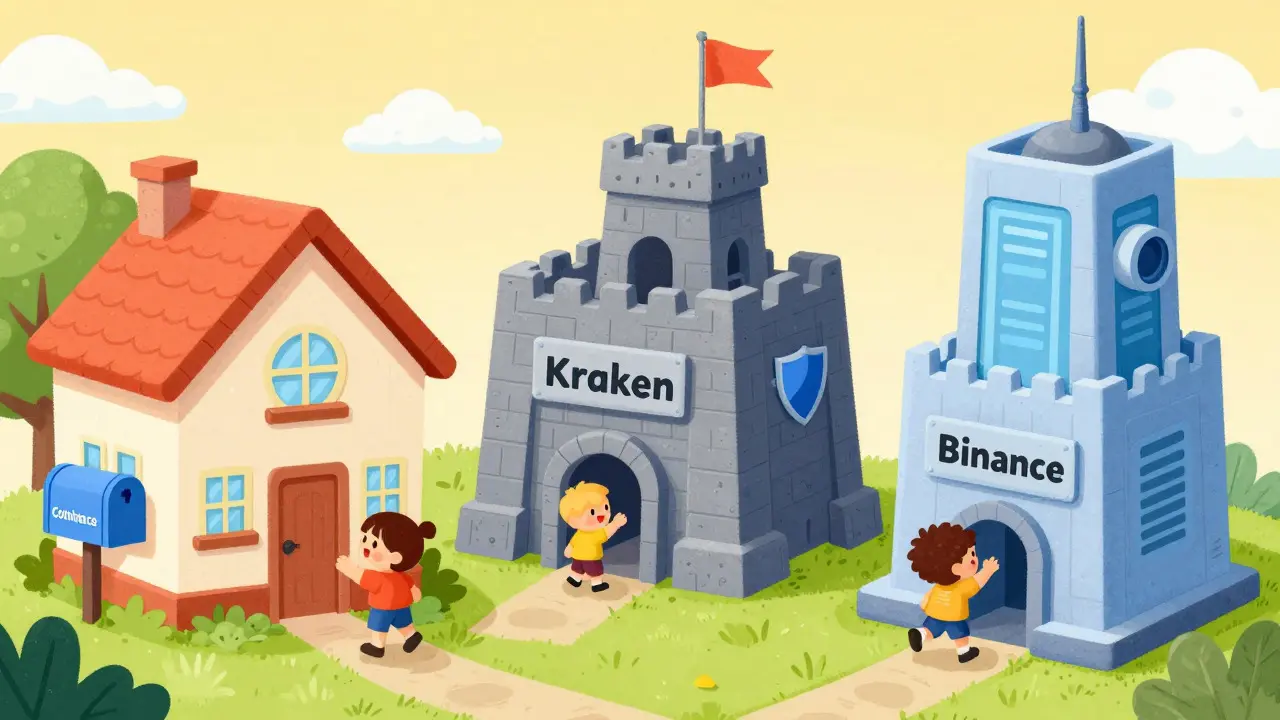 Three safe crypto exchange alternatives: Coinbase, Kraken, Binance