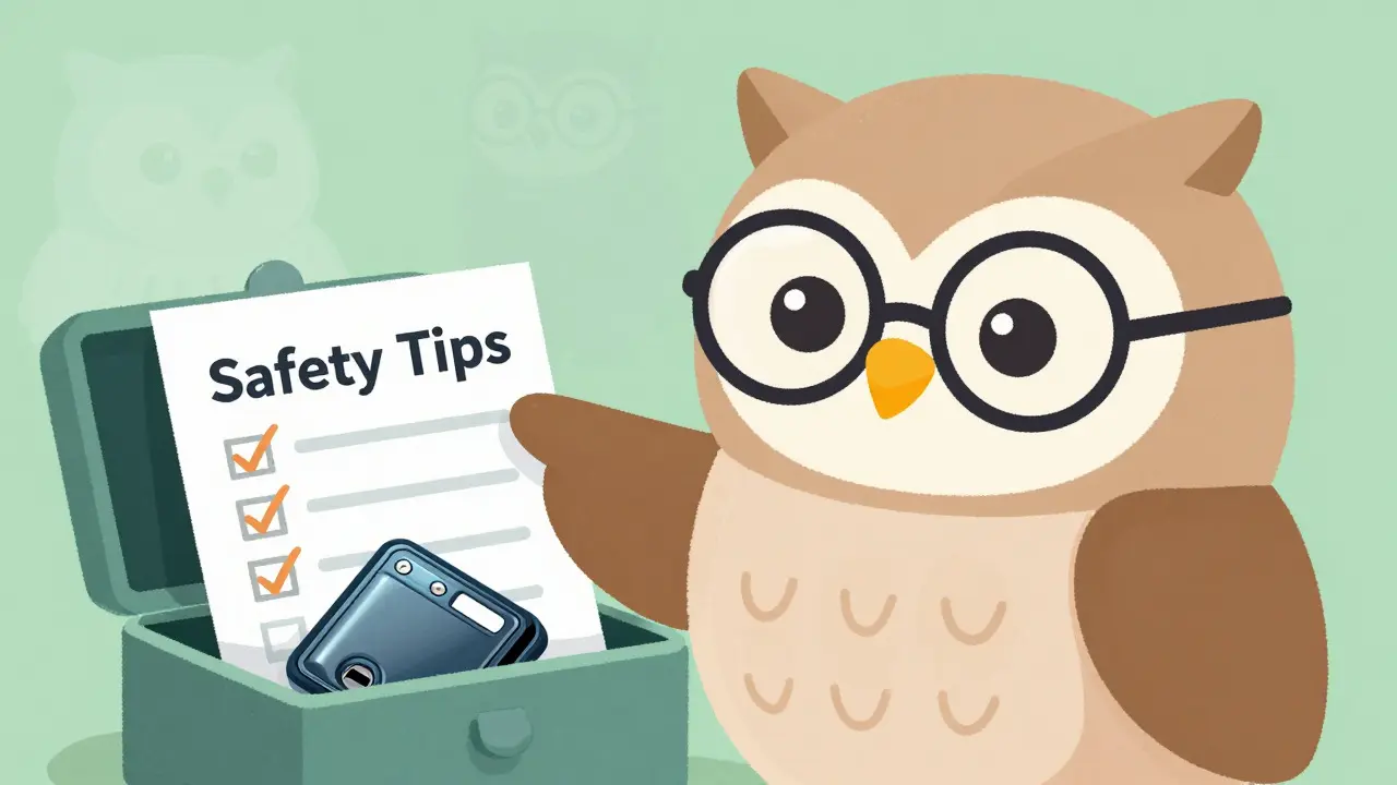 Wise owl teaching about hardware wallets and asset safety