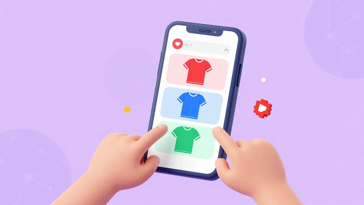 Whimsical illustration of fans voting on jersey designs via a magical app.