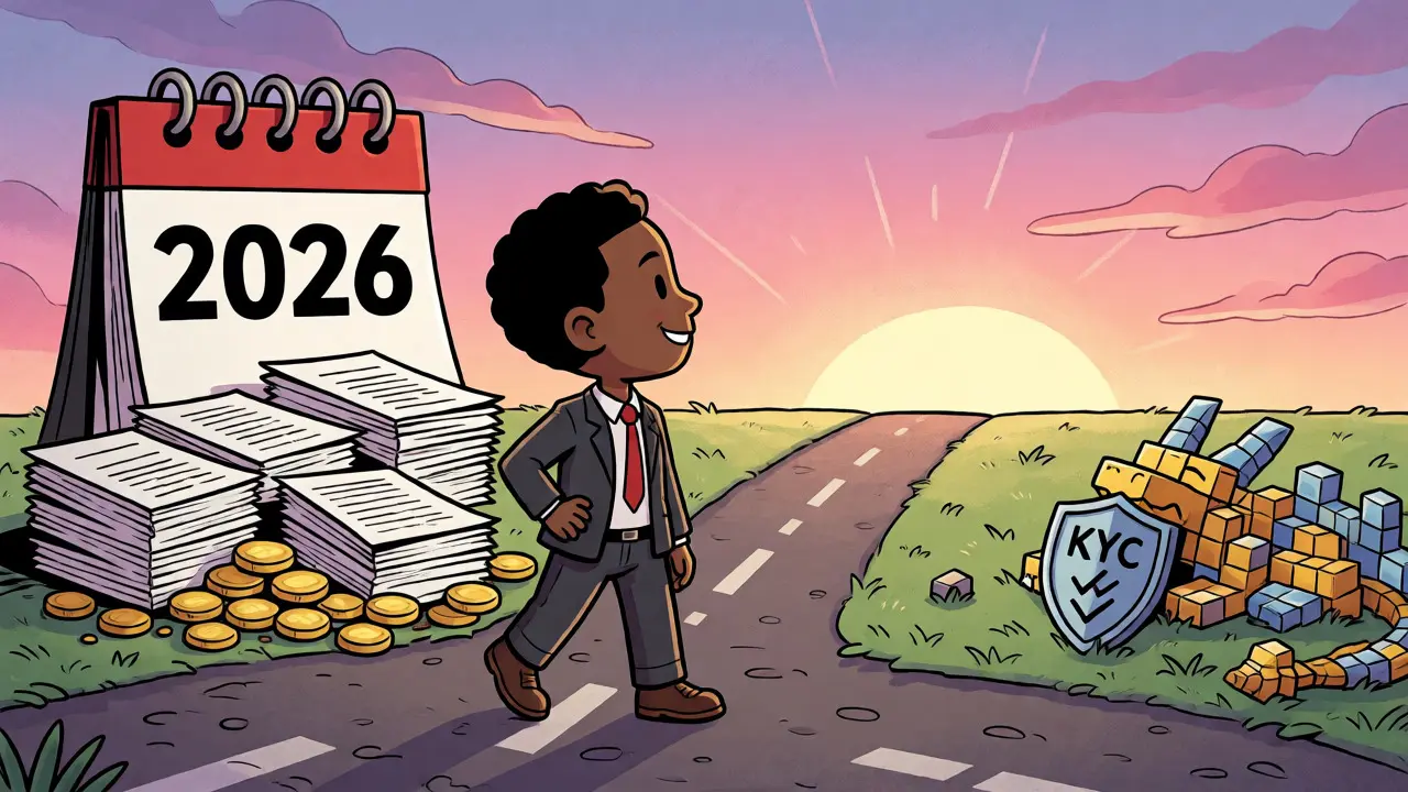 Entrepreneur ready for 2026 compliance with tax and security themes.